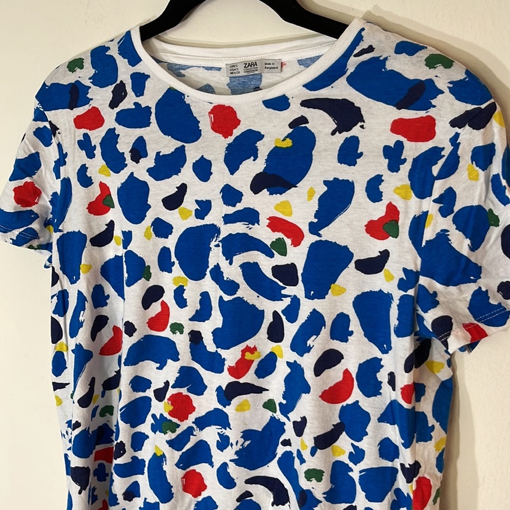 Zara Collection Multi-Colored Tee * - Picture 2 of 7
